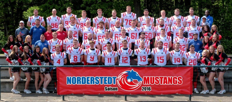 Norderstedt Mustangs Team 2016, Foto: HB Fotografie, Holger Beck Norderstedt-Mustangs-2016-vorschau