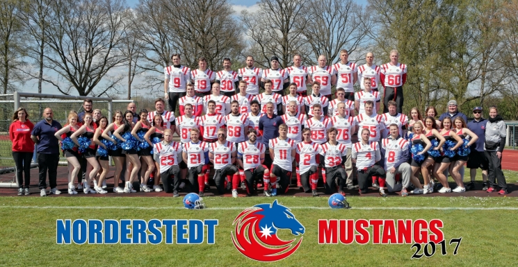Norderstedt Mustangs Team 2017, Foto: HB Fotografie, Holger Beck Norderstedt-Mustangs-2017-vorschau